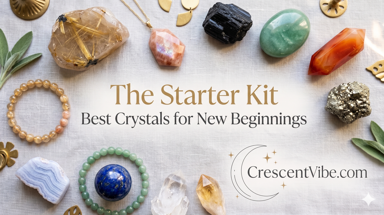 The "Year 1" Starter Kit: Top 10 Most Powerful Crystals for 2026 New Beginnings