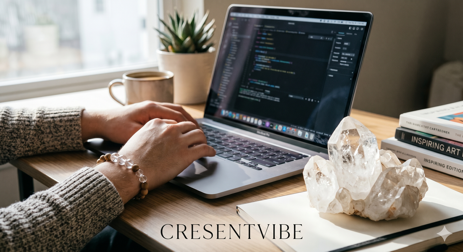 Why Every Creative Needs a "Master Healer" (Clear Quartz) on Their Desk